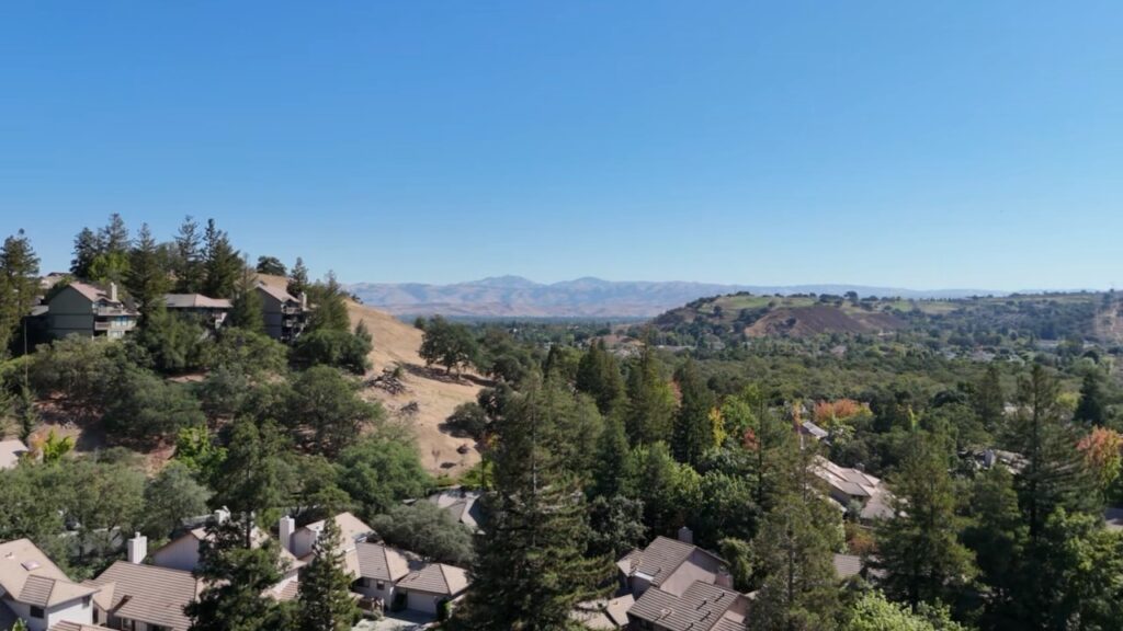 Overlooking the Villas of Almaden